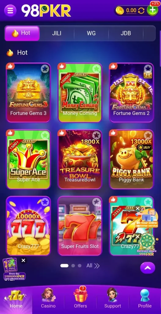 98PKR Game